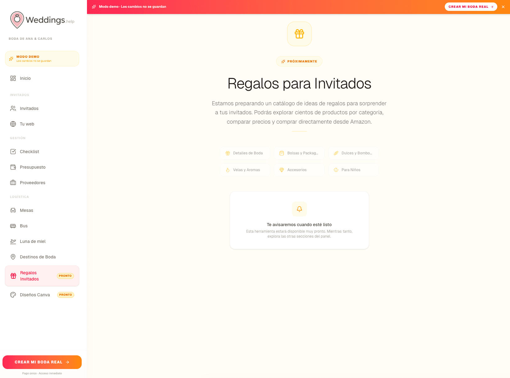 Ideas para tu boda