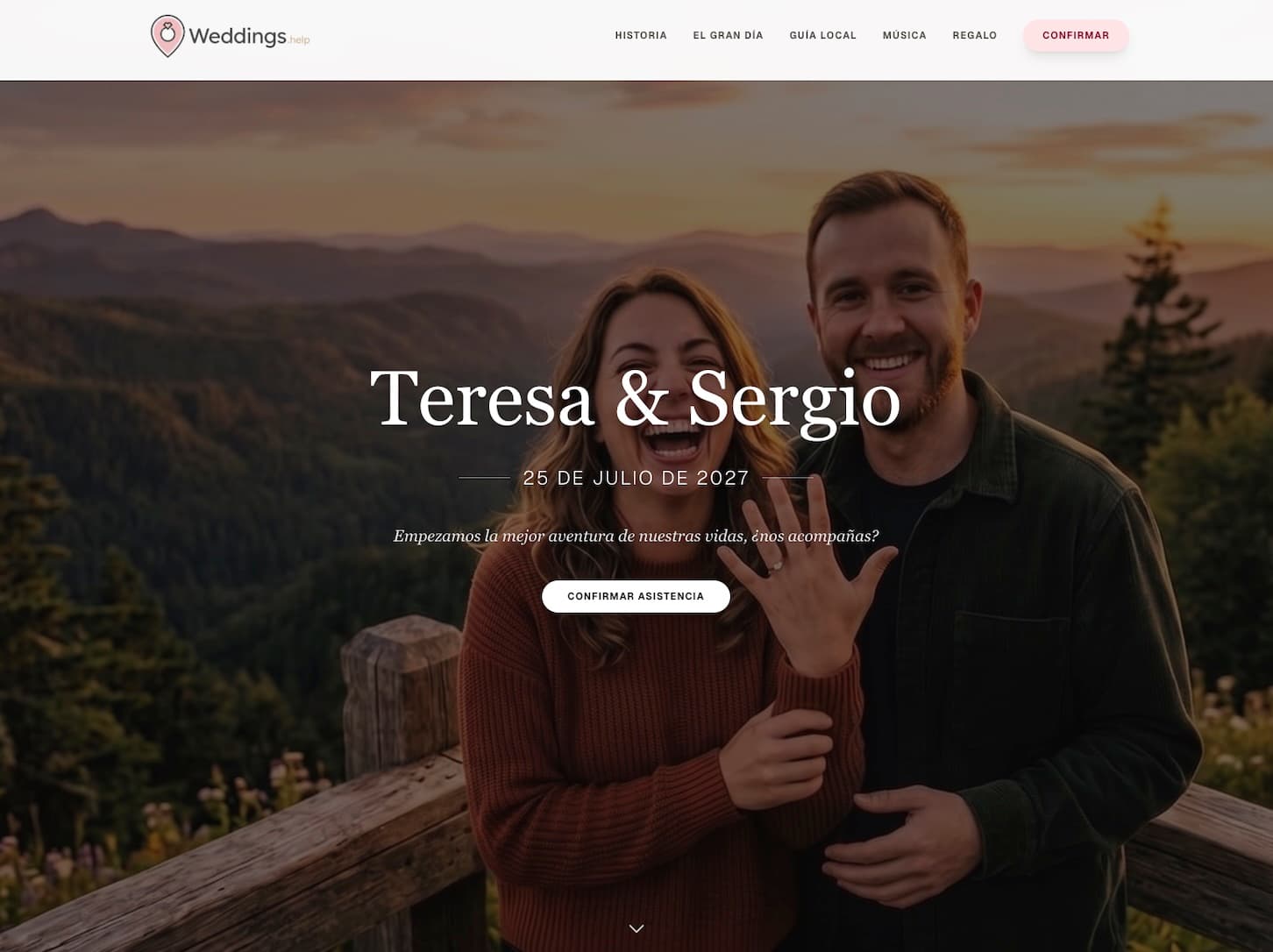 Web de Boda Personalizada