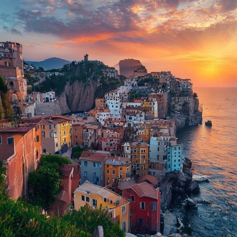 Luna de miel en Cinque Terre, Italia