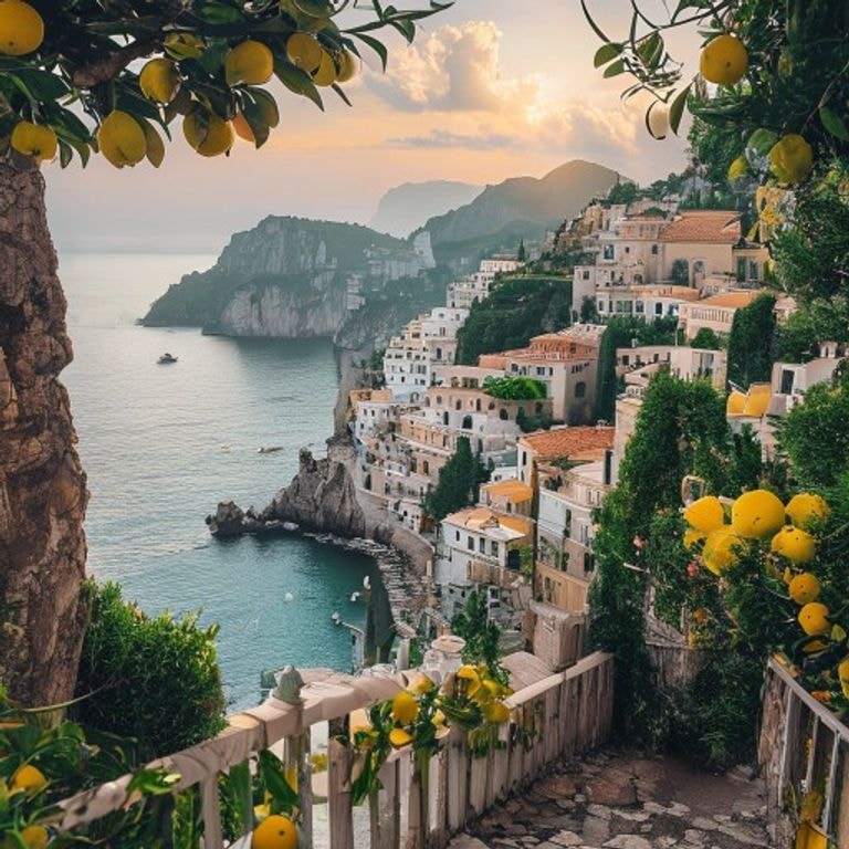 Luna de miel en Costa de Amalfi, Italia