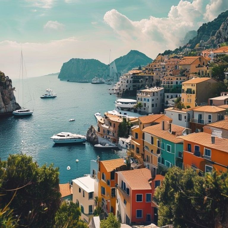Luna de miel en Portofino, Italia
