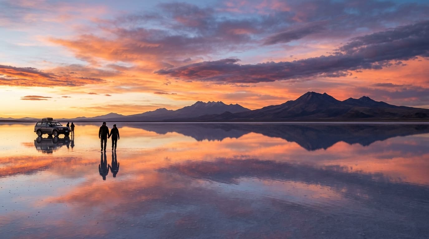 Luna de miel en Salar de Uyuni y Altiplano, Bolivia