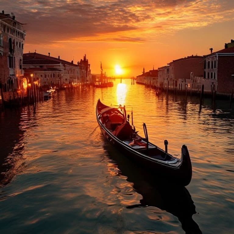 Luna de miel en Venecia, Italia