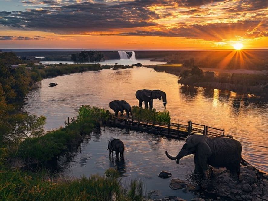 Honeymoon in Zambia