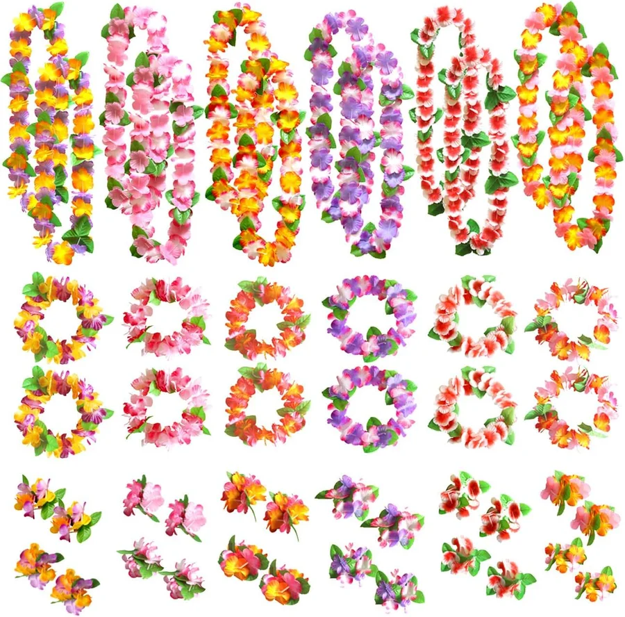 Collares y pulseras de flores GWHOLE