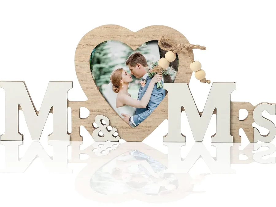 Letras Mr & Mrs con marco SWTYExt