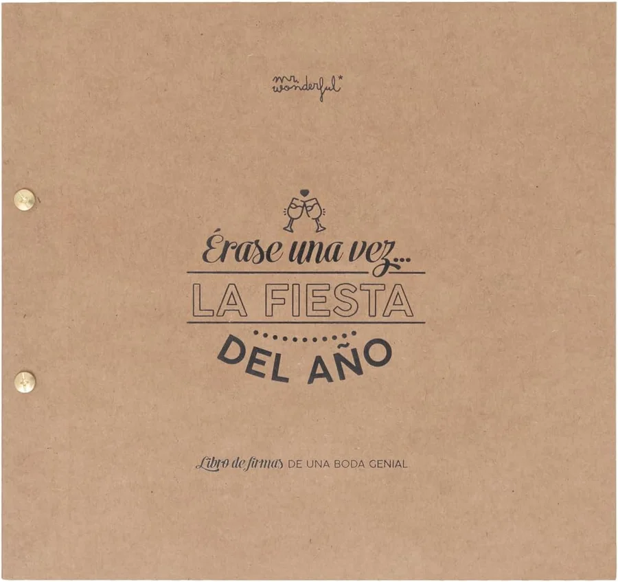 Libro de firmas Mr. Wonderful