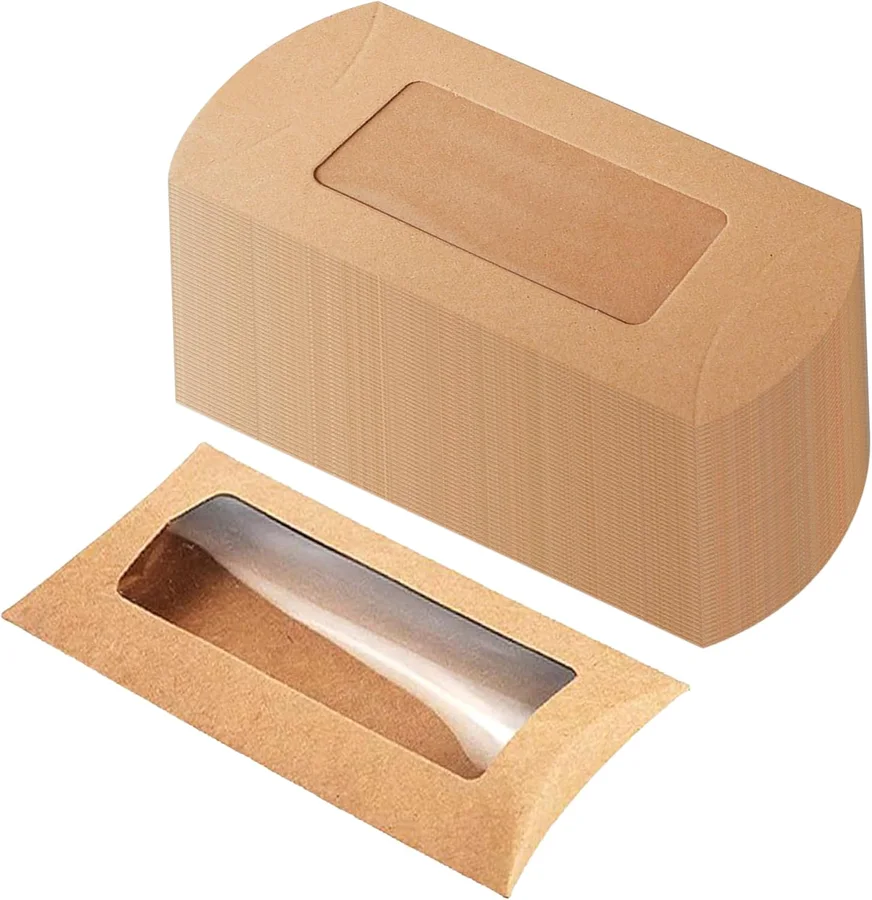 Cajas kraft con ventana